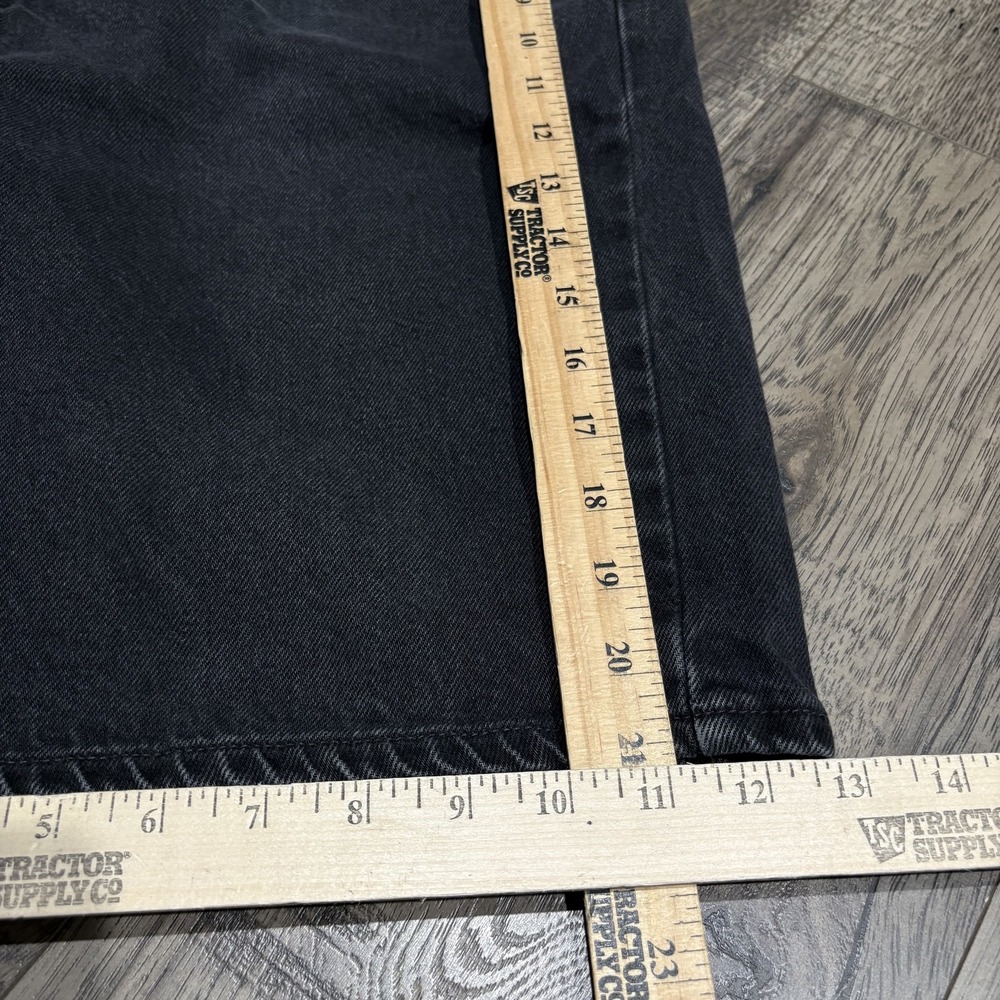 Vintage 2001 Levi's 550 Black Relaxed Fit Jean Shorts Mens Size 40 - Picture 6 of 9